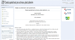 Desktop Screenshot of csoz.suro.cz